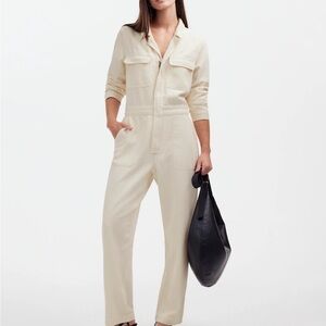 Madewell Off-White Overalls NEW